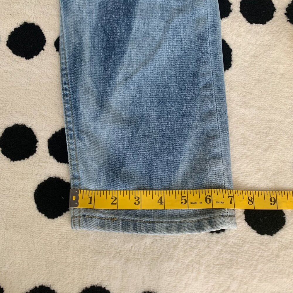 Levi's 508 Tapered Jeans Bleached Denim Slim Fit - Picture 14 of 15